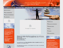 Tablet Screenshot of mon-chauffage.com